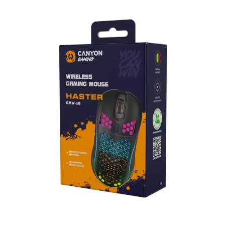 Мышь беспроводная Canyon Haster GMW-18 (CND-SGMW18) черный
