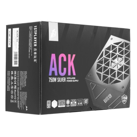 Блок питания 1Stplayer ACK SILVER (HA-750BA7-BK) черный