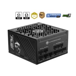 Блок питания MSI MPG A850GS PCIE5 (MPG A850GS PCIE5) черный