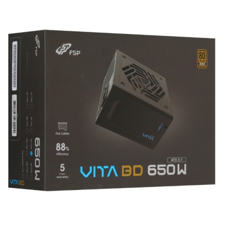 Блок питания FSP VIC-650BD черный