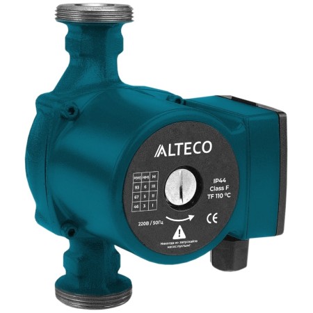 Циркуляционный насос ALTECO 25-60/180 бирюзовый