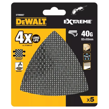 Шлифовальный лист DeWalt DTM8667-QZ серый
