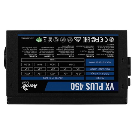 Блок питания Aerocool VX PLUS Stealth 450 (ACPN-VS45NEY.12) черный