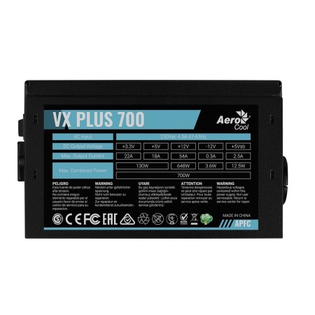 Блок питания AeroCool VX PLUS Stealth 700 (ACPN-VS70AEY.12) черный