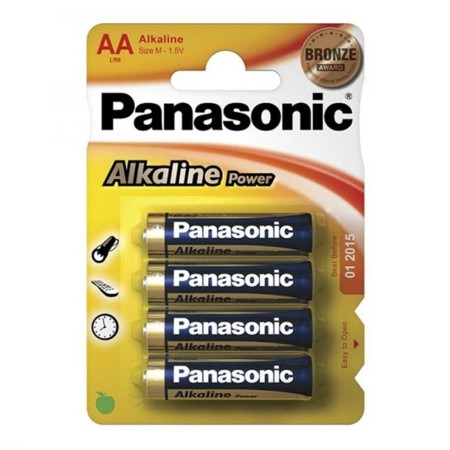 Батарейка PANASONIC Alkaline Power AA/4B 4шт синий