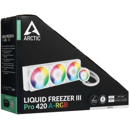 Система водяного охлаждения ARCTIC Liquid Freezer III Pro 420 ARGB (ACFRE00189A) белый