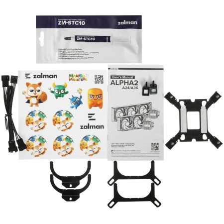 Система водяного охлаждения Zalman ALPHA2 A36 (ALPHA2 A36 BLACK) черный