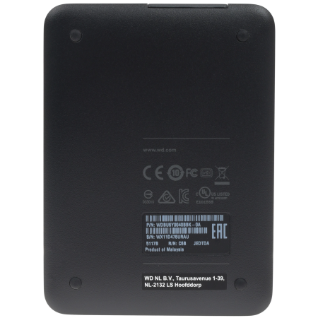 4 ТБ Внешний жесткий диск Western Digital Elements Portable (WDBU6Y0040BBK-WESN) черный