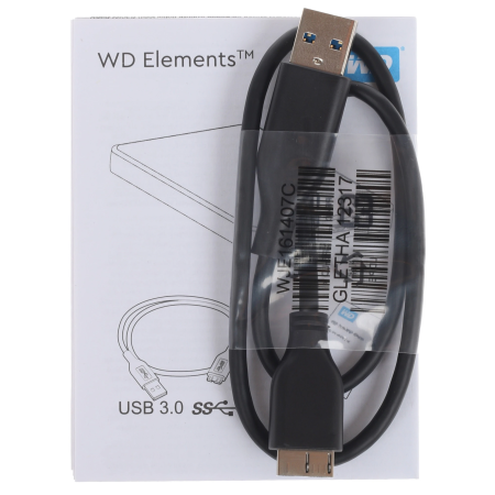 4 ТБ Внешний жесткий диск Western Digital Elements Portable (WDBU6Y0040BBK-WESN) черный
