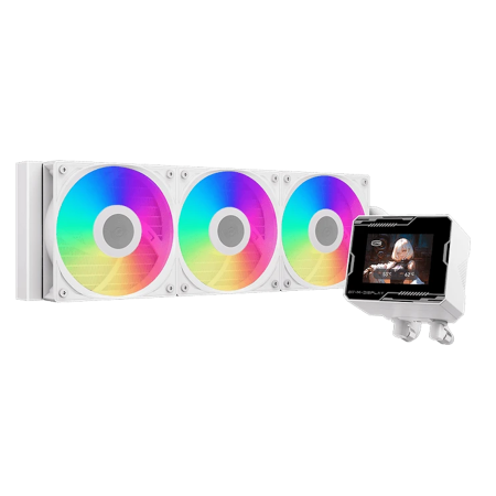 Система водяного охлаждения Pccooler GT360M ARGB Display (GT360M ARGB Display WH) белый