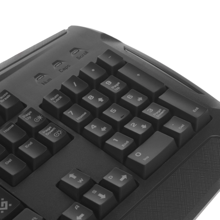 Клавиатура проводная Defender Goser GK-772L (45772) черный