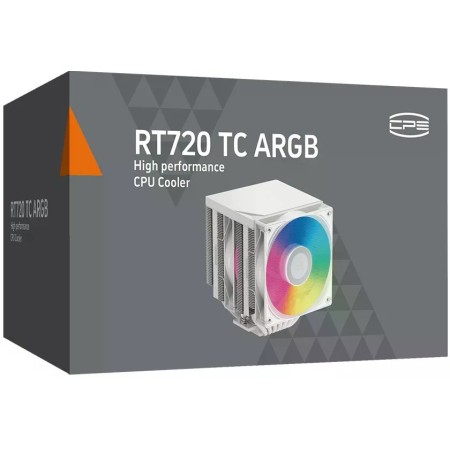 Кулер для процессора PCCooler RT720 TC ARGB WH белый