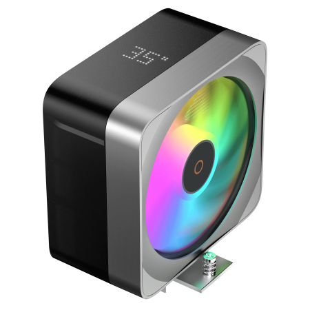 Кулер для процессора Ocypus Delta A40 EX BK Digital (Delta-A40-BK1NAWD00E-GL) черный