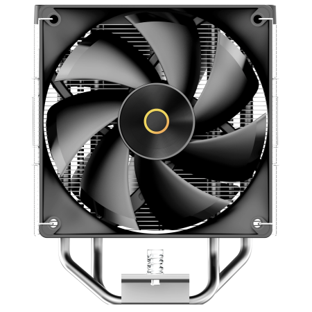 Кулер для процессора Ocypus Delta A40 Elite Dual Fan (Delta-A40-BK2NNWN00X-GL) черный
