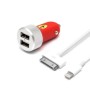 Автомобильное зарядное устройство CG Mobile Scuderia Ferrari (FERUCC2UAPRE) красный