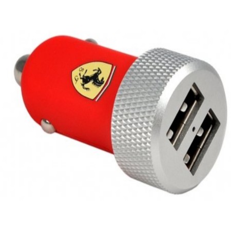 Автомобильное зарядное устройство CG Mobile Scuderia Ferrari (FERUCCAD2URE) красный