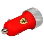 Автомобильное зарядное устройство CG Mobile Scuderia Ferrari (FERUCCAD2URE) красный