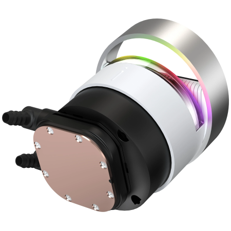Система водяного охлаждения Ocypus Sigma L24 ARGB (Sigma-L24-WH2AAWWN00X-GL) белый