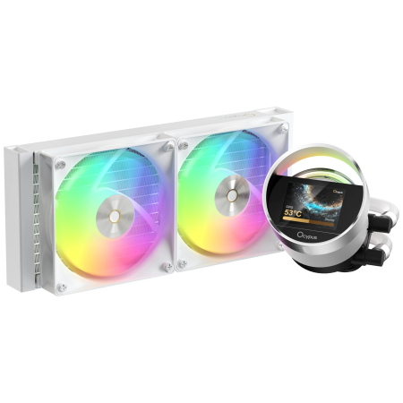 Система водяного охлаждения Ocypus Sigma L24 ARGB (Sigma-L24-WH2AAWWN00X-GL) белый