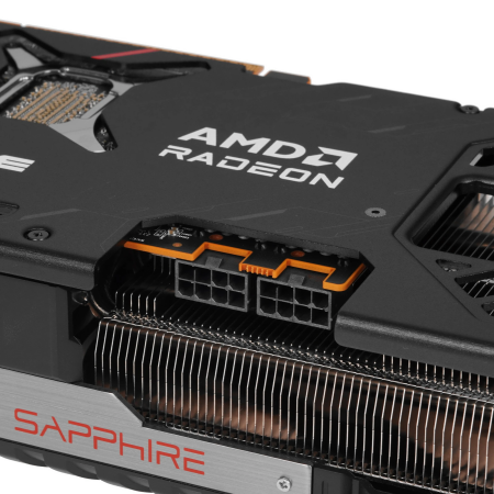 Видеокарта Sapphire AMD Radeon RX 9070 XT PULSE GAMING (11348-03-20G) 16 Гб черный