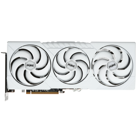 Видеокарта Sapphire AMD Radeon RX 9070 PURE GAMING OC (11349-02-20G) 16 Гб белый