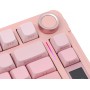 Клавиатура беспроводная + проводная AULA S75 PRO розовый