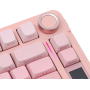 Клавиатура беспроводная + проводная AULA S75 PRO розовый