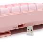 Клавиатура беспроводная + проводная AULA S75 PRO розовый