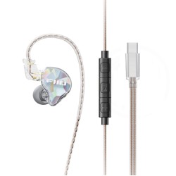Наушники FiiO JD10 Type-C (JD10/TRANSPARENT) прозрачный