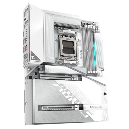 Материнская плата GIGABYTE X870 AORUS STEALTH ICE белый