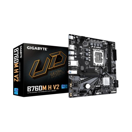Материнская плата GIGABYTE B760M H V2 черный