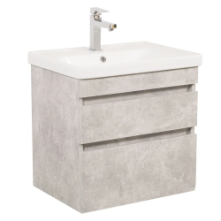 Тумба подвесная AQUARODOS Винтаж (M-VINTAG-60-KN-INDASTRIAL-BETON) бежевый