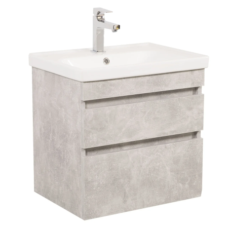 Тумба подвесная AQUARODOS Винтаж (M-VINTAG-60-KN-INDASTRIAL-BETON) бежевый