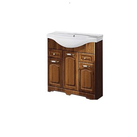 Тумба Vako Классика Эрика 80 (11759) (БЕЗ РАКОВИНЫ) коричневый