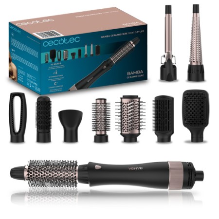 Стайлер Cecotec CeramicCare Styler (10в1) черный
