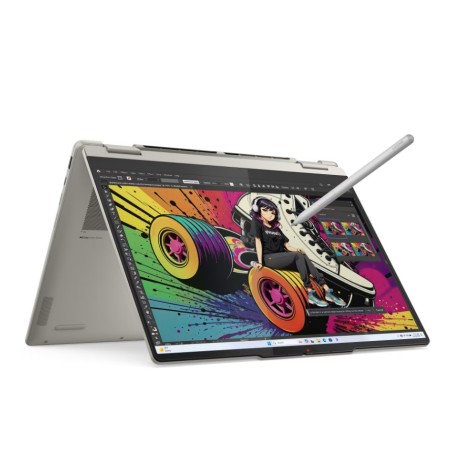 14" Ноутбук Lenovo Yoga 7 2-in-1 14AKP10 (83JR0092RK) серебристый