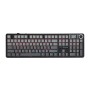Клавиатура беспроводная + проводная AULA F108 Pro серый
