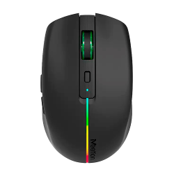 Мышь беспроводная + проводная MeeTion BTM002 черный