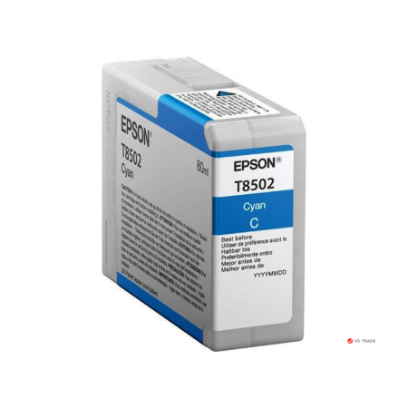 Картридж струйный Epson T850200 (C13T850200) голубой