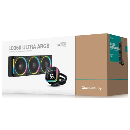 Система водяного охлаждения DEEPCOOL LQ360 ULTRA ARGB (R-LQ360-BKASMC-G-1) черный