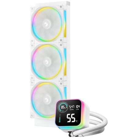 Система водяного охлаждения DeepCool LQ360 Ultra ARGB WH (R-LQ360-WHASMC-G-1) белый