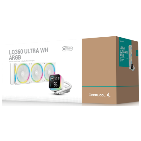 Система водяного охлаждения DeepCool LQ360 Ultra ARGB WH (R-LQ360-WHASMC-G-1) белый