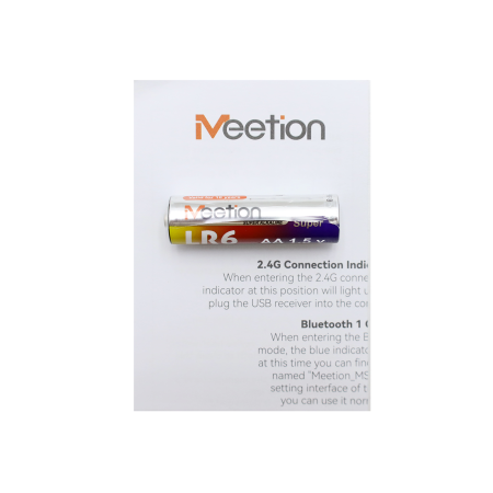 Мышь беспроводная MeeTion BTM185 черный