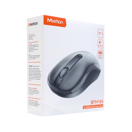 Мышь беспроводная MeeTion BTM185 черный