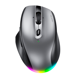 Мышь беспроводная + проводная MeeTion M007 STEEL GRAY серый