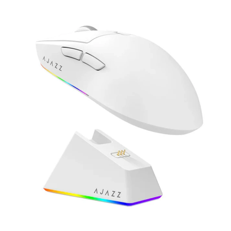 Мышь беспроводная + проводная AJAZZ AJ139 V2 MC белый