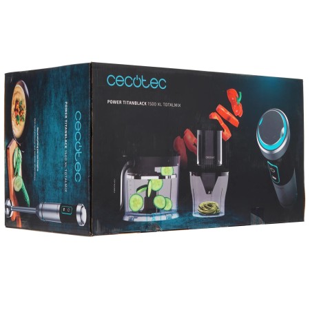 Блендер погружной Cecotec Power TitanBlack 1500 XL TotalMix (4275) черный