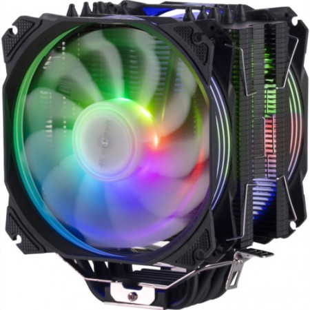 Кулер для процессора 2E GAMING Air Cool AC120D6-ARGB черный