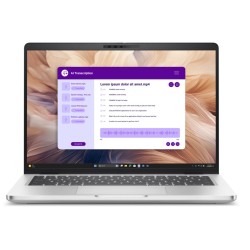 14" Ноутбук Dell Pro 14 Plus PB14250 (BTO105_PB14250_EMEA_210-BPDL) серебристый