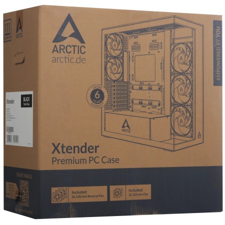 Корпус Arctic Xtender (ACPCC00015A) черный